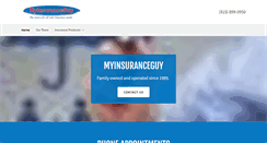 Desktop Screenshot of myinsuranceguy.com